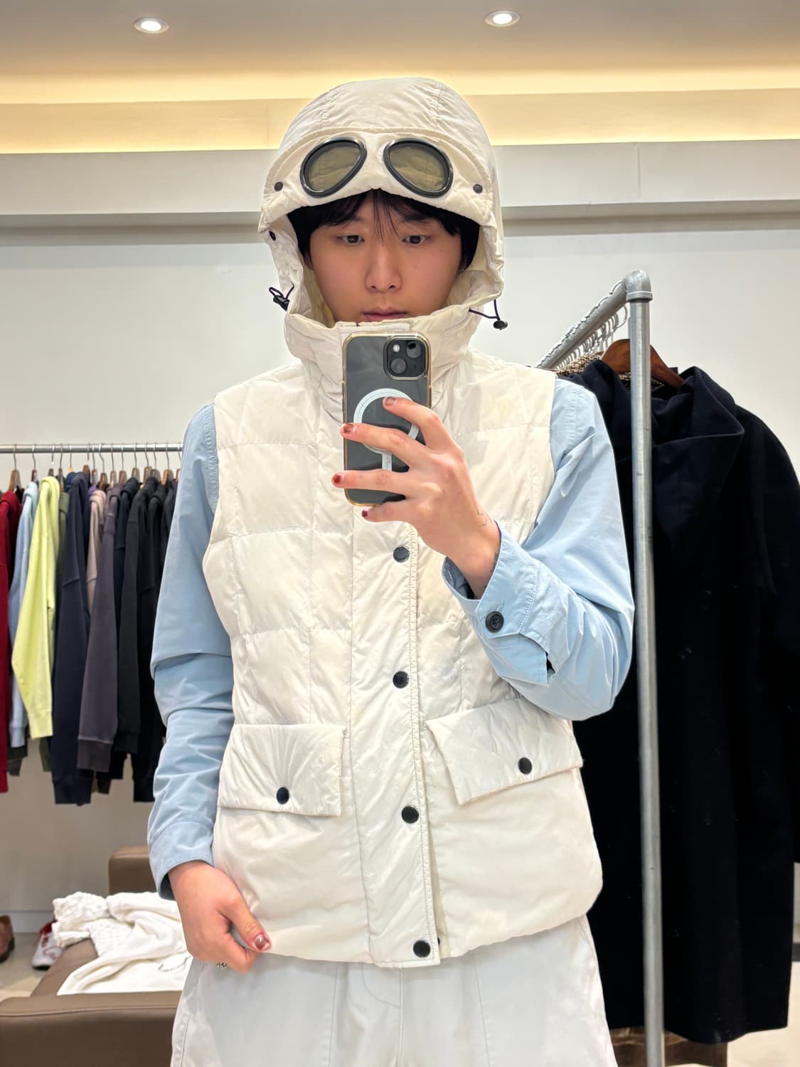 C.P. 컴퍼니 고글 다운 베스트 상품이미지9