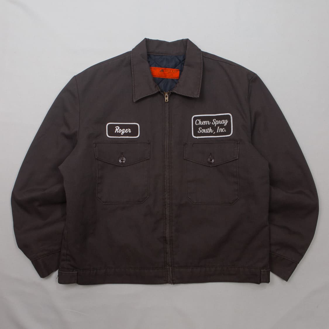 80s Red Kap 65/35 워크 자켓 브라운 상품이미지1