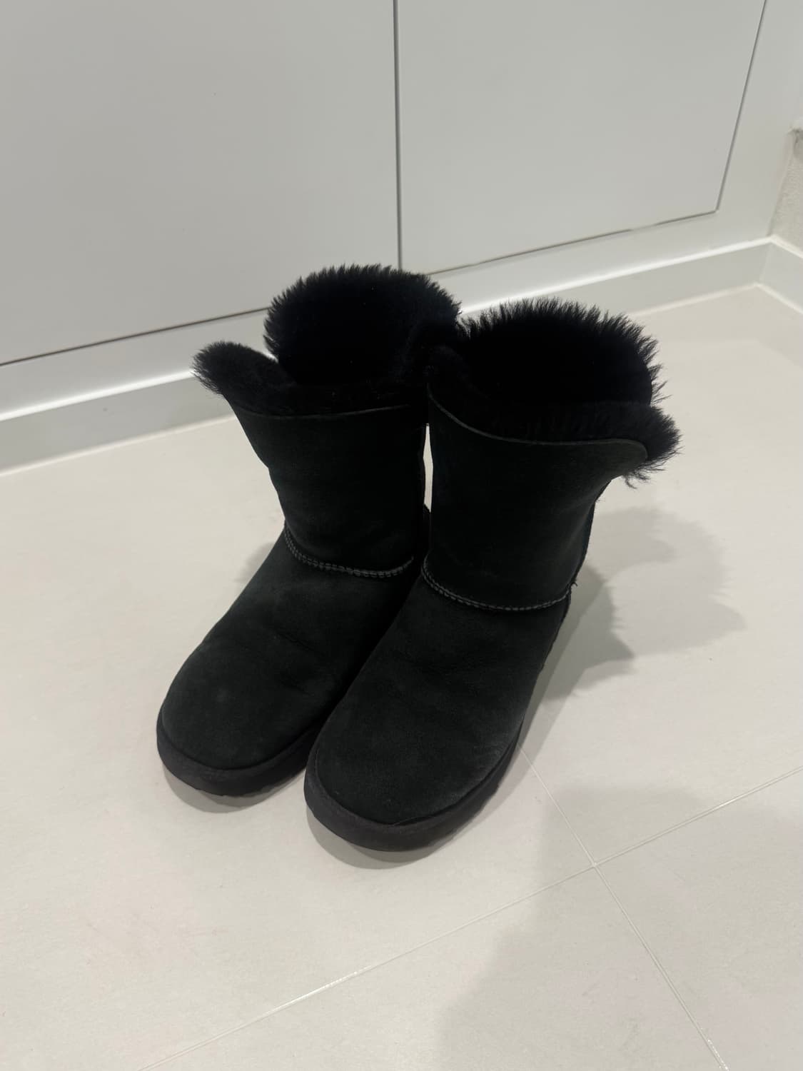 어그 부츠 정품 투웨이 베일리 미니 털부츠 블랙 검정 225 230 상품이미지1