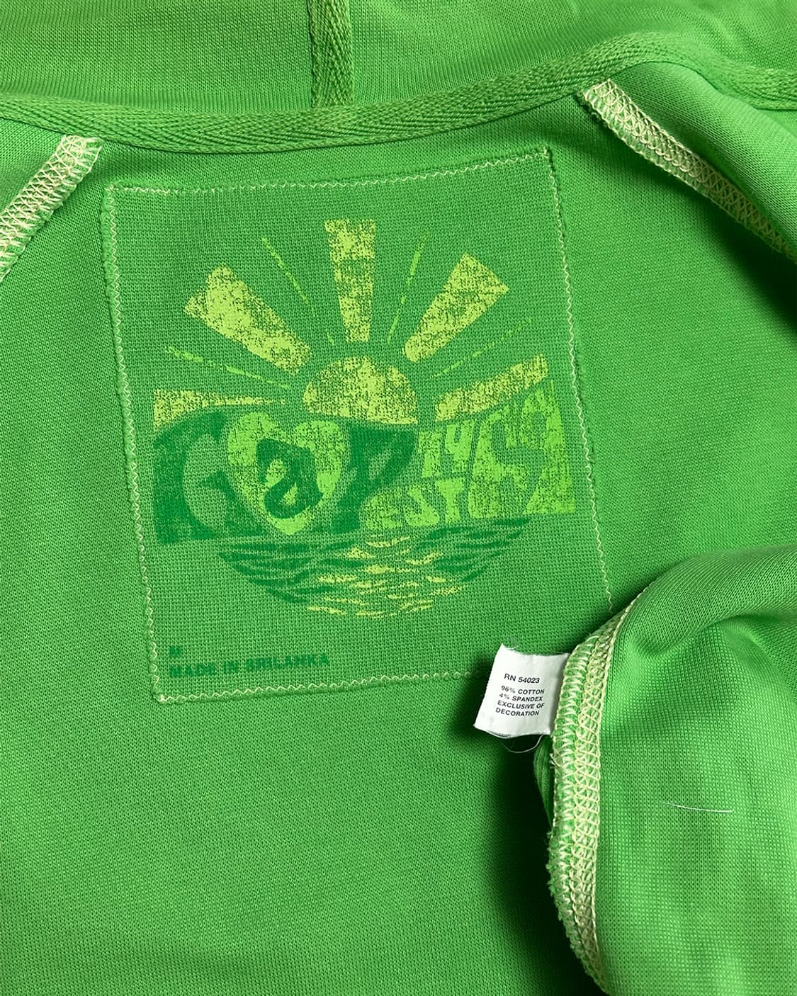 GAP 후드집업 연두 상품이미지4