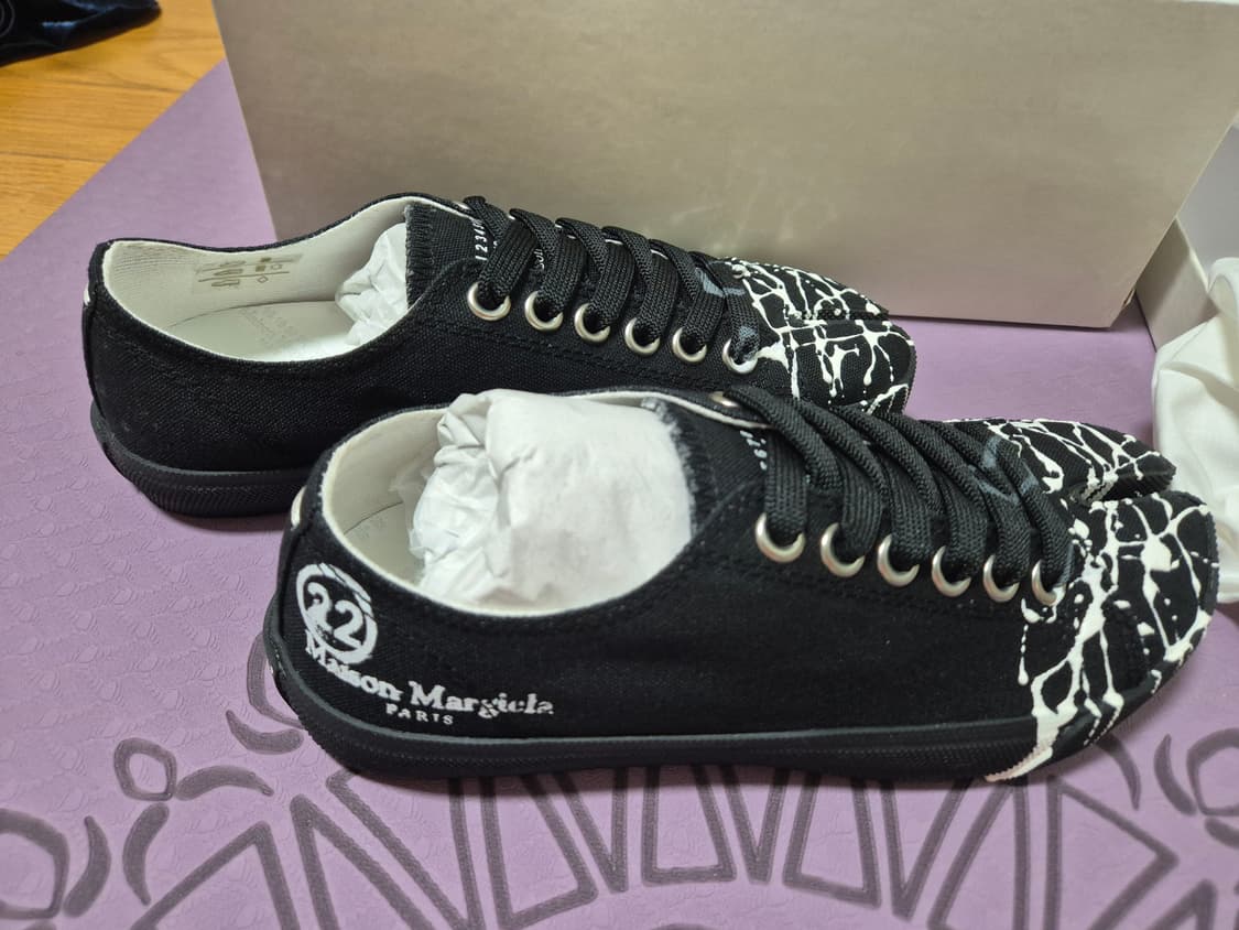 (새상품) 메종 마르지엘라 타비 로우 블랙 220-225 (35) 상품이미지7