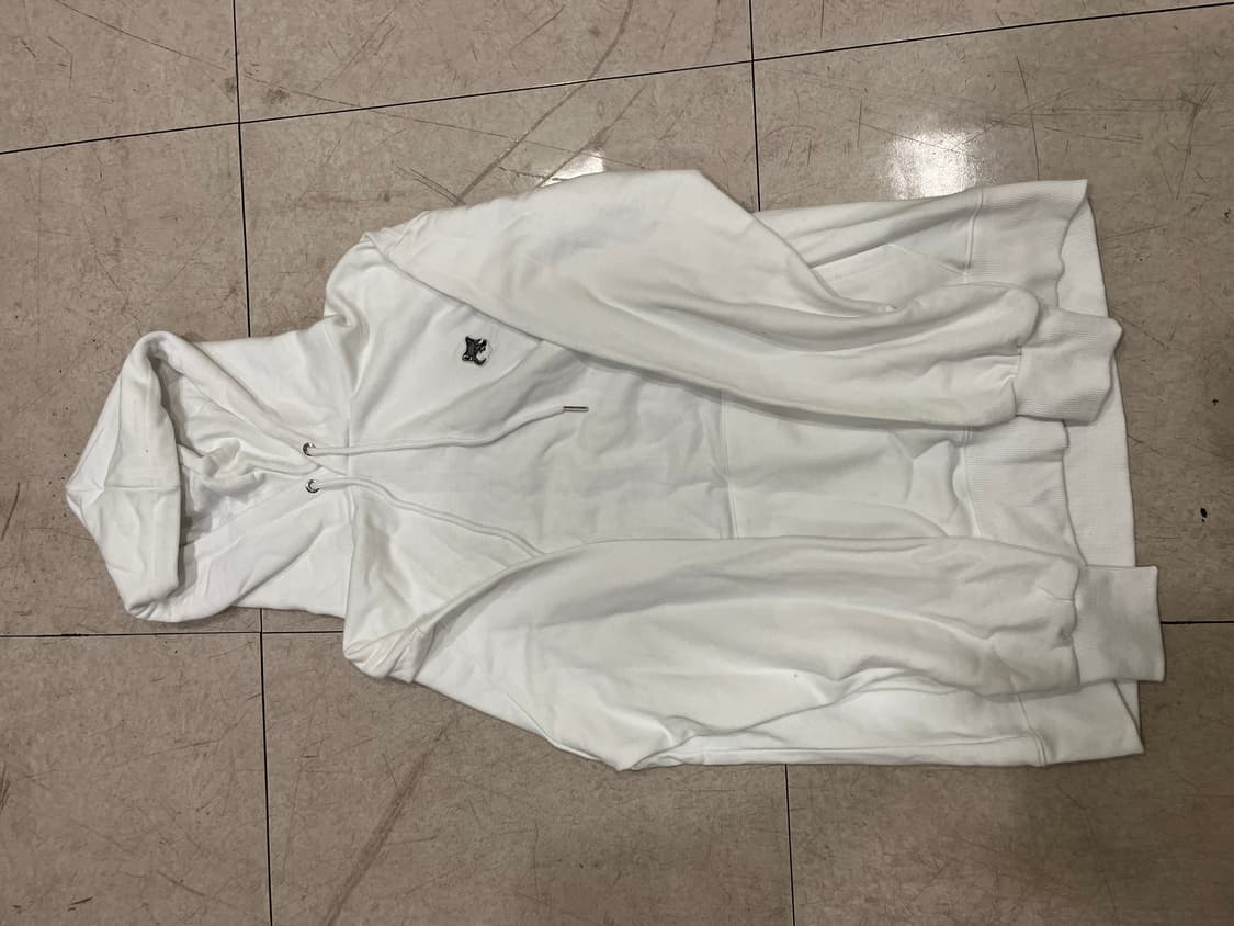 메종키츠네 후드집업 화이트색 싸게팔아용 상품이미지1