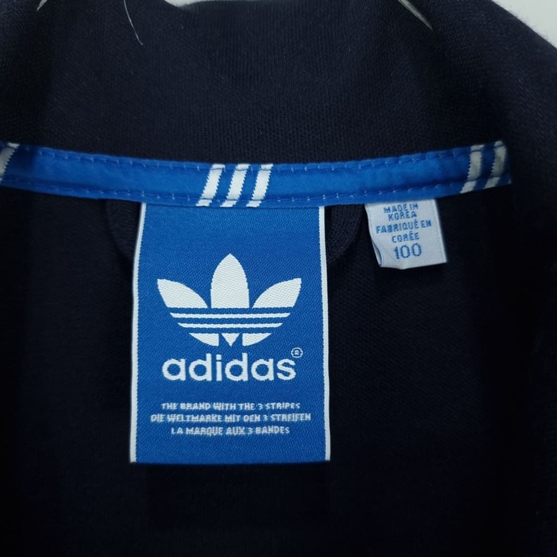 [아디다스] 유로파 져지 트랙탑 집업 자켓 네이비 M18658 상품이미지7