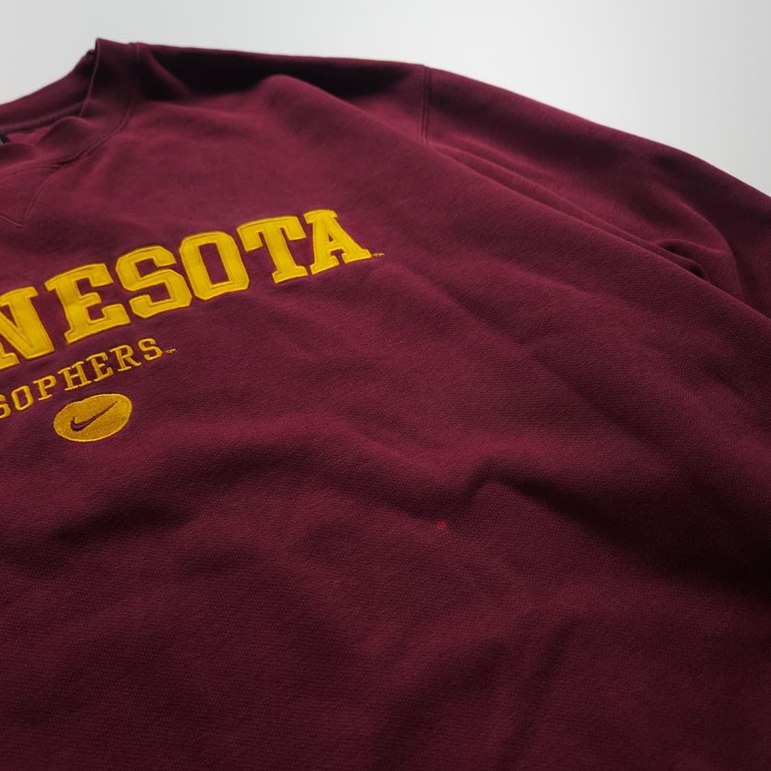00s 나이키 미네소타 골든 고퍼스 박시핏 컬리지 맨투맨 (XXL) 상품이미지5