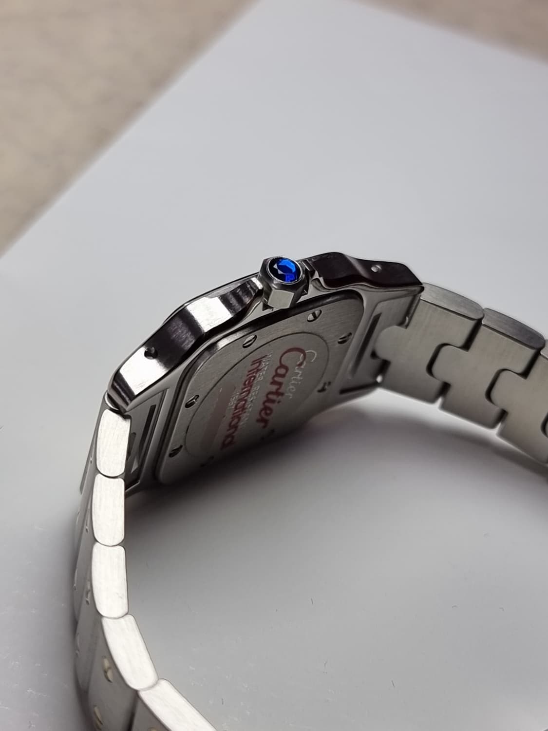 [까르띠에 정품 보증서] 산토스 갈베 18K 콤비 쿼츠 스몰 여성시계 상품이미지5