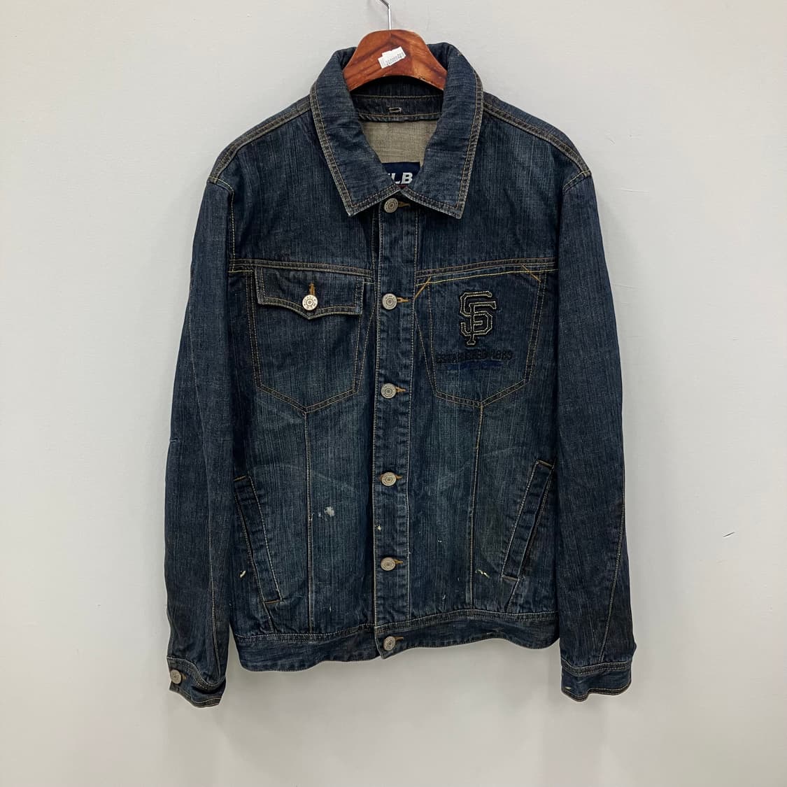 MLB 샌프란시스코 자이언츠 빈티지 데님 자켓 105 상품이미지1