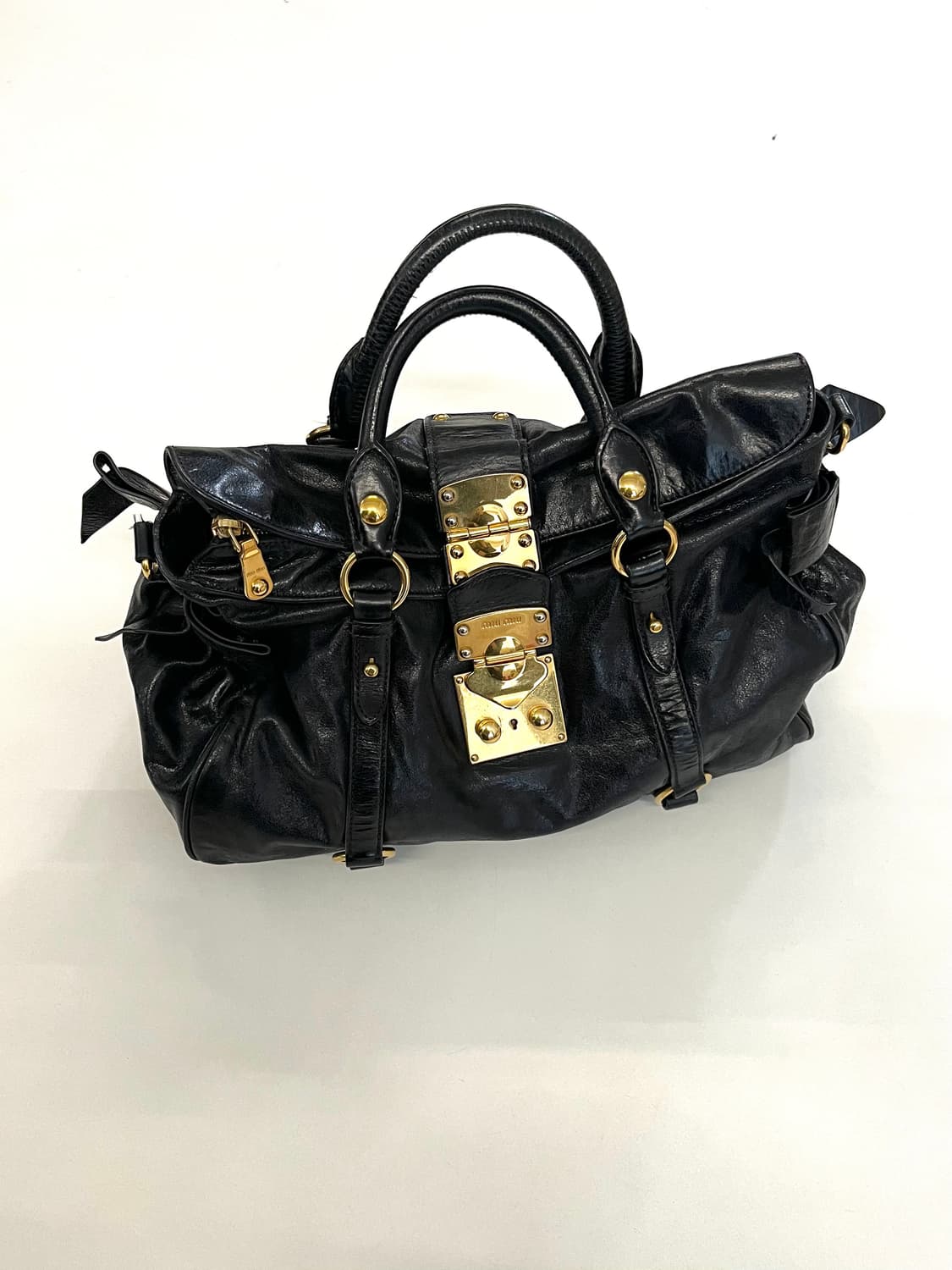 미우미우 비텔로 럭스 리본 사첼백 상품이미지1