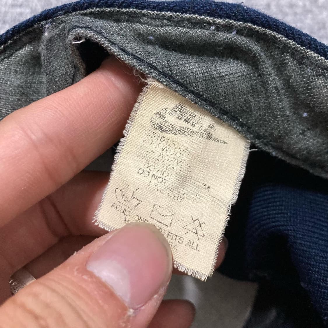 나이키 90's 올드스쿨 빈티지 스우시 모직 볼캡 상품이미지5