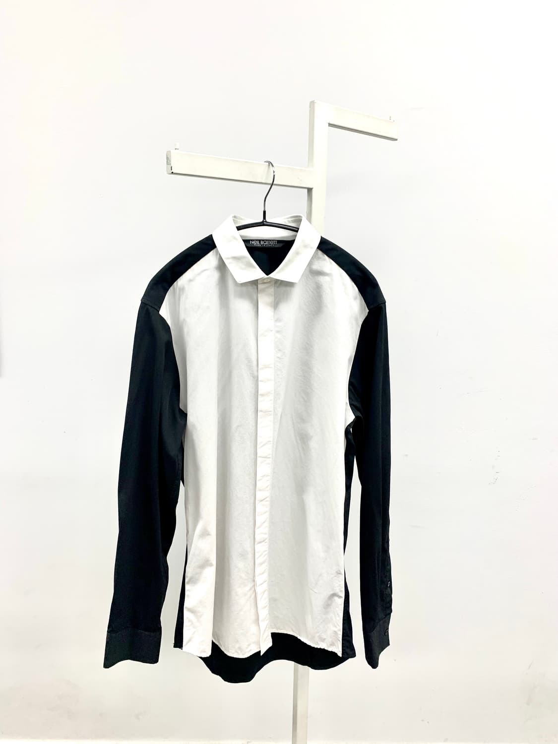 닐바렛 배색 셔츠 상품이미지3