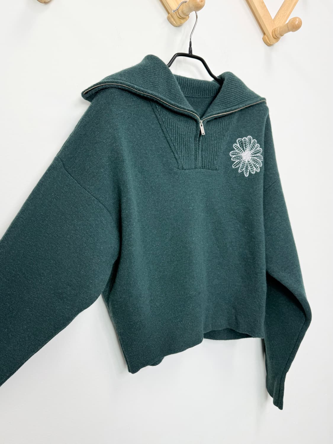 새상품 마르디 매크르디 악티브 빅카라 아노락니트 상품이미지3