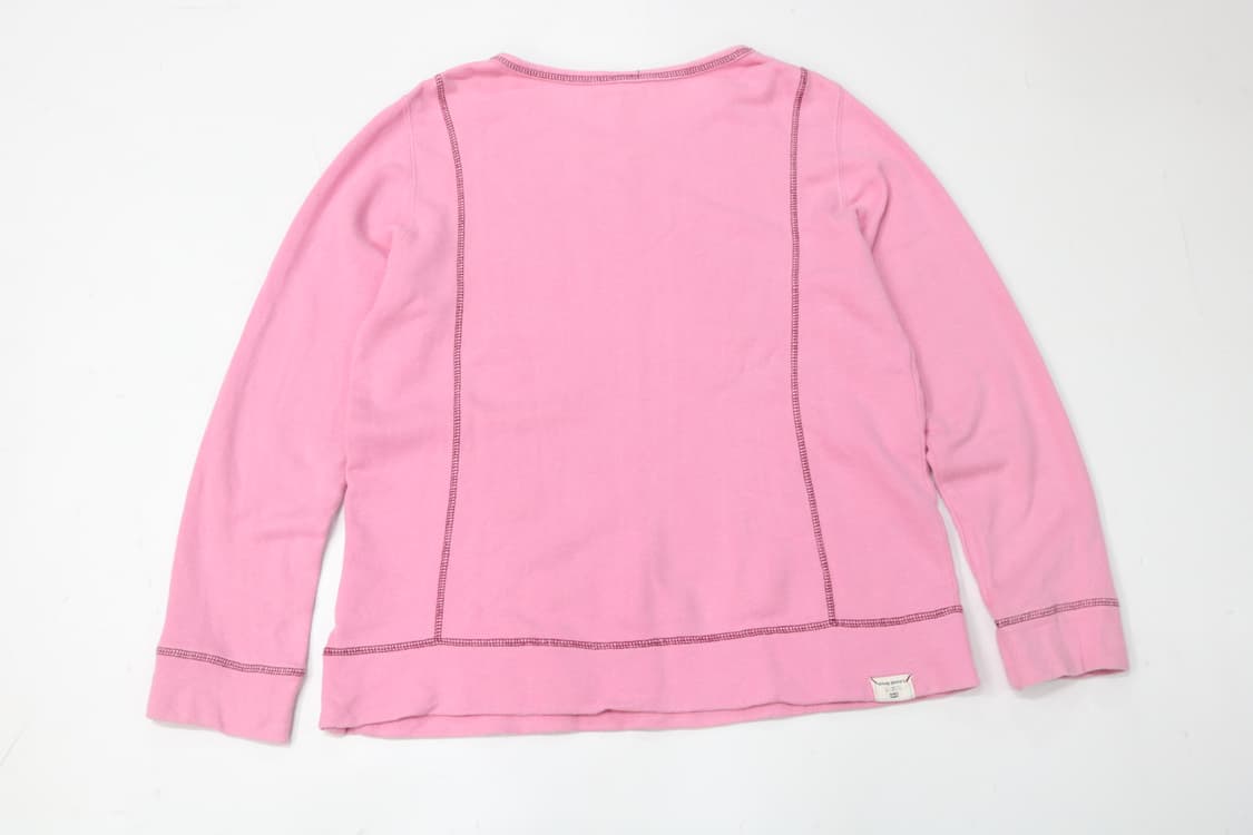 Drug Store's 드럭스토어 빈티지 피기 그래픽 핑크 맨투맨 (4) 상품이미지6