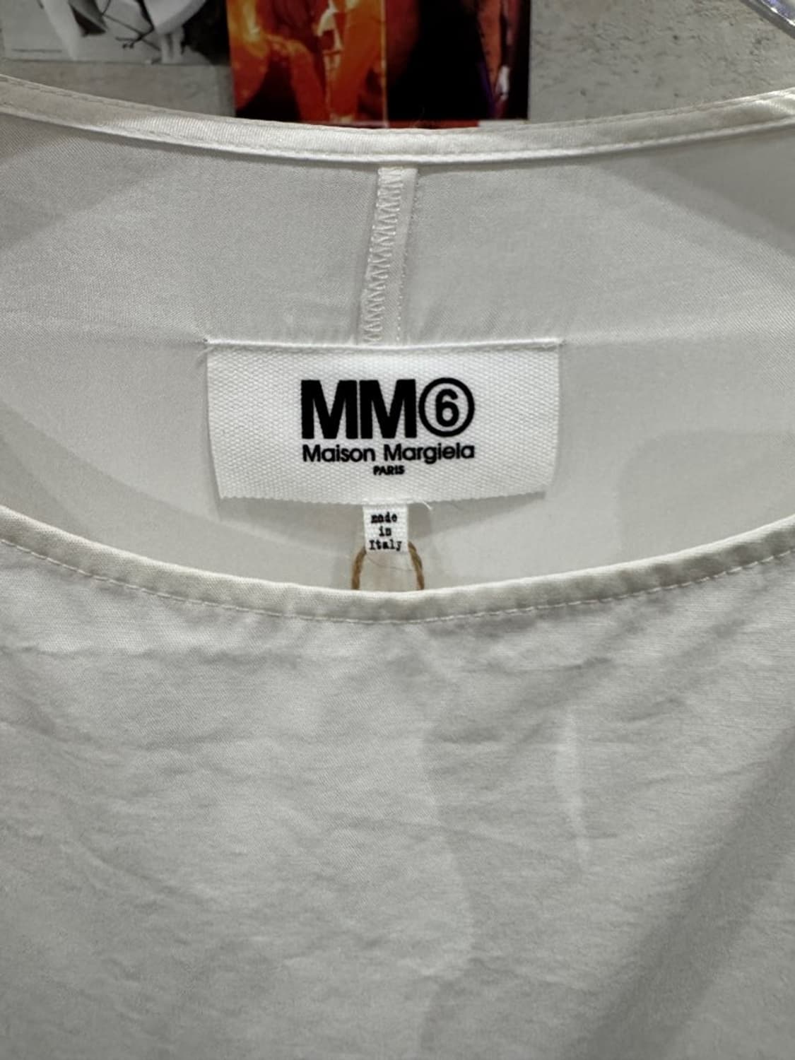 MM6 언밸런스 플리츠 헴 탑 상품이미지4