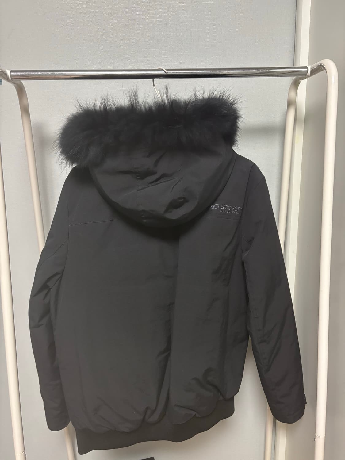 디스커버리 덕다운 블랙 숏패딩 100 상품이미지2