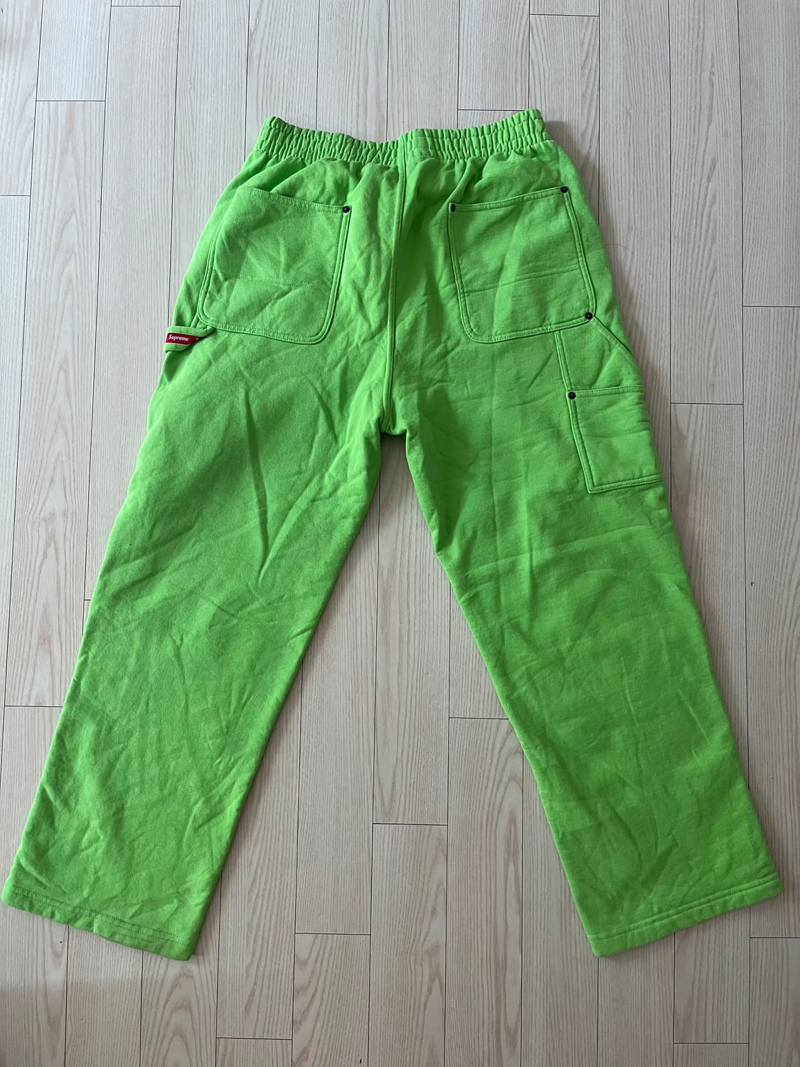 슈프림 더블니 스웻팬츠 L 상품이미지3