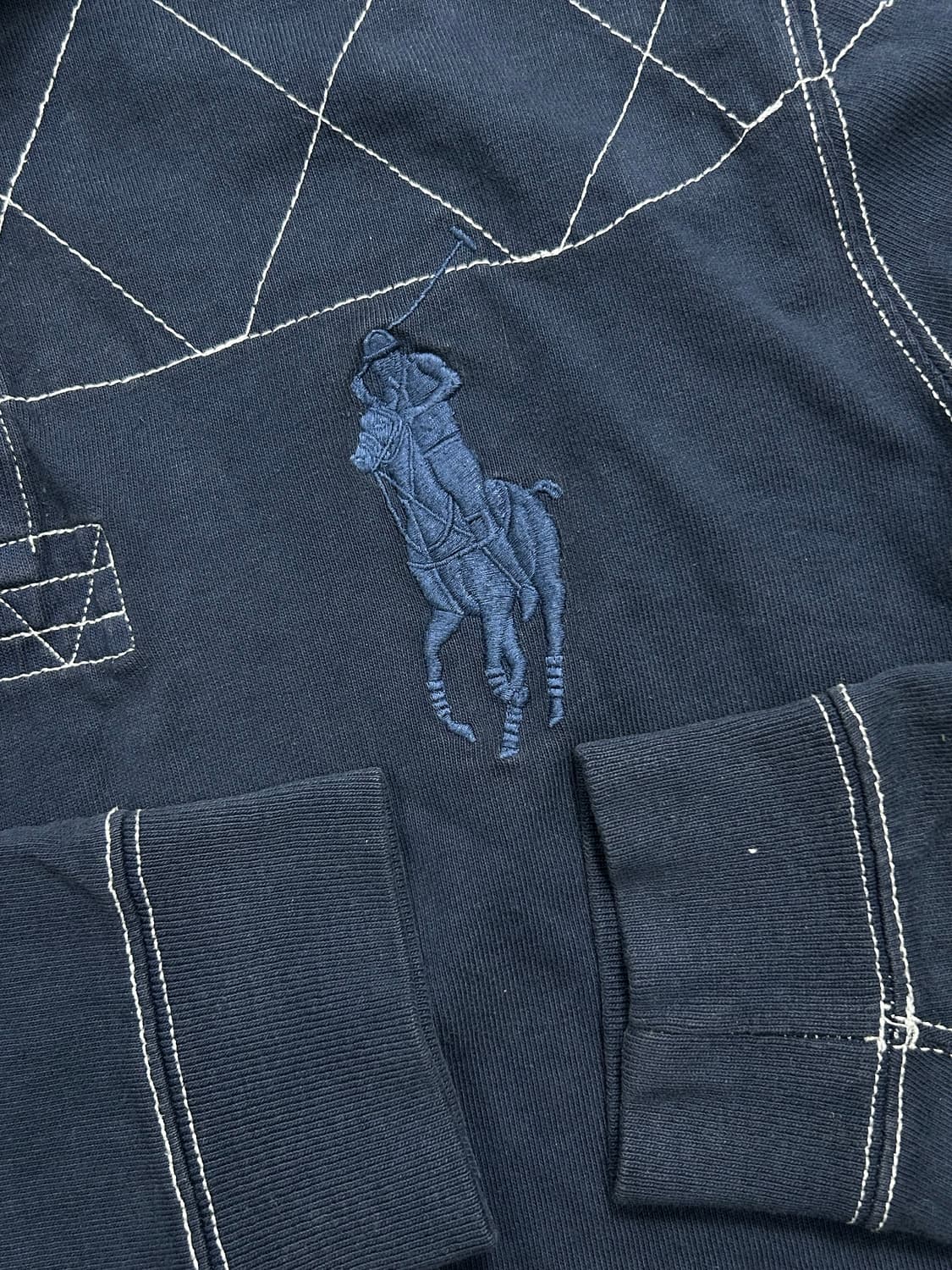 폴로 랄프로렌 네이비 빅포니 럭비 pk L 상품이미지6