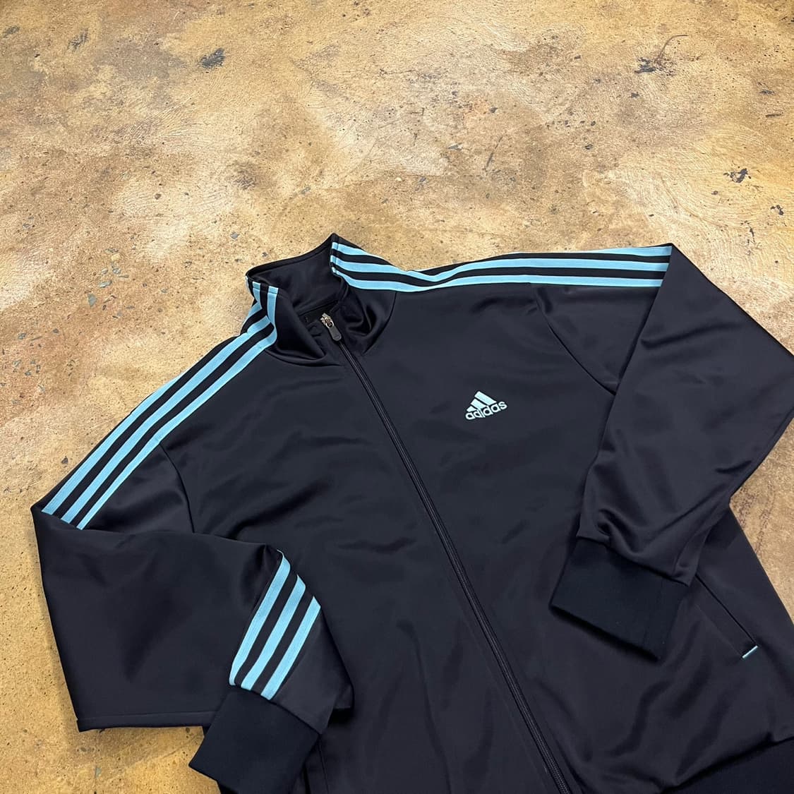 [정품/95] 아디다스 스카이블루 블랙 트랙탑 져지 b17 상품이미지1