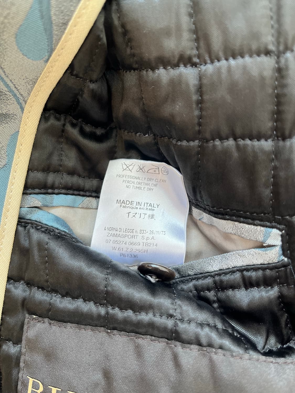 버버리 프로섬 블루 그레이 나뭇잎 패턴 트렌치코트 66(L) 상품이미지6