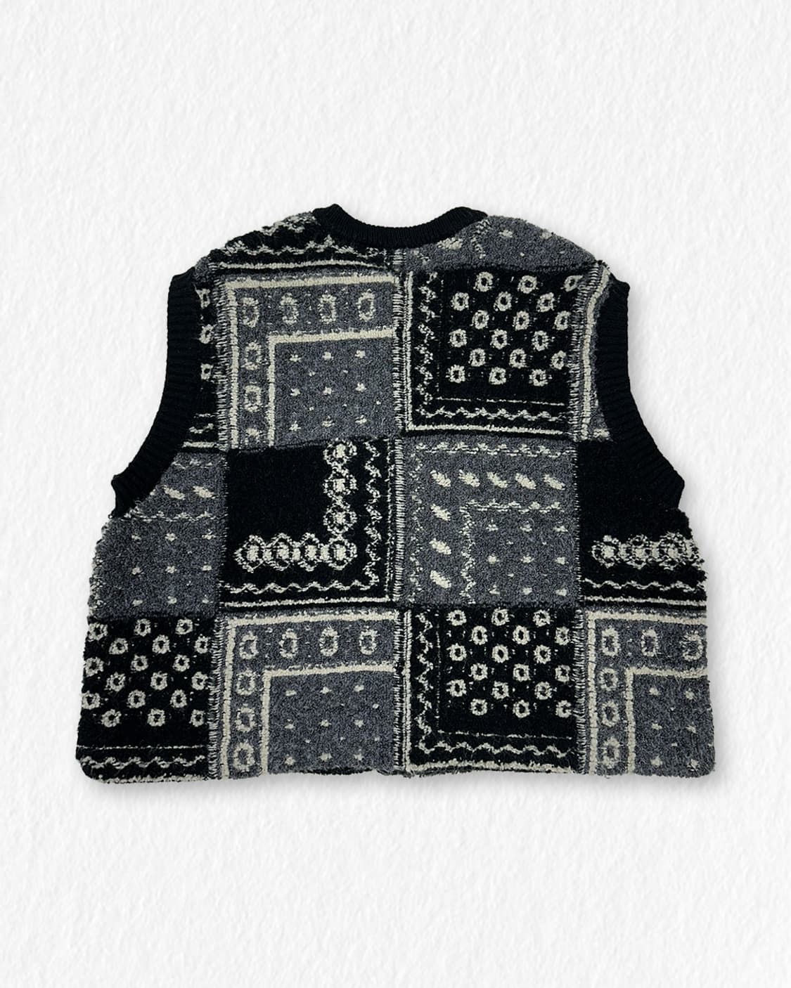 에스닉패턴 니트 베스트 상품이미지2