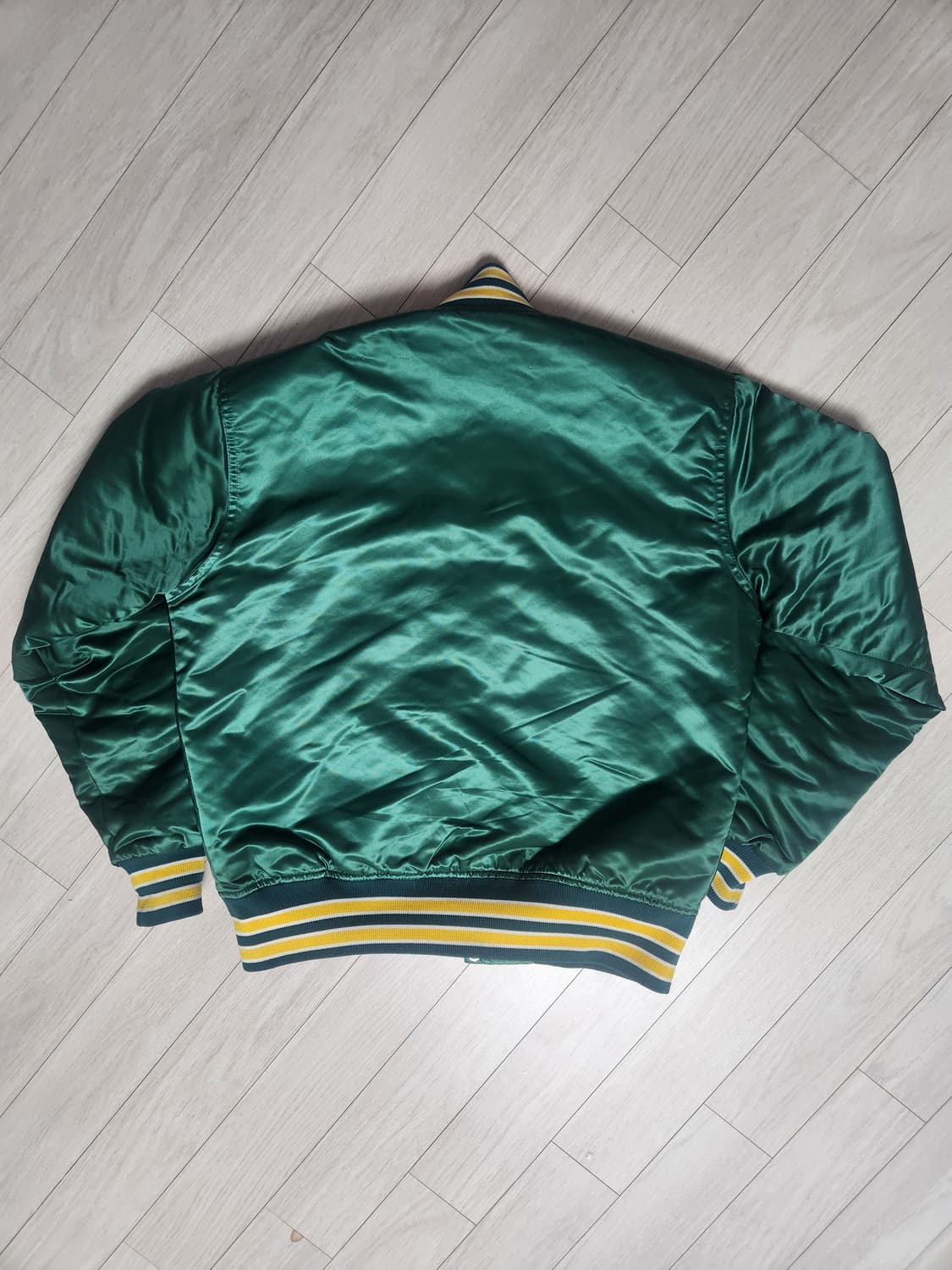 스타터 90s 빈티지 오클랜드 애슬레틱스 야구 바시티 자켓 상품이미지4