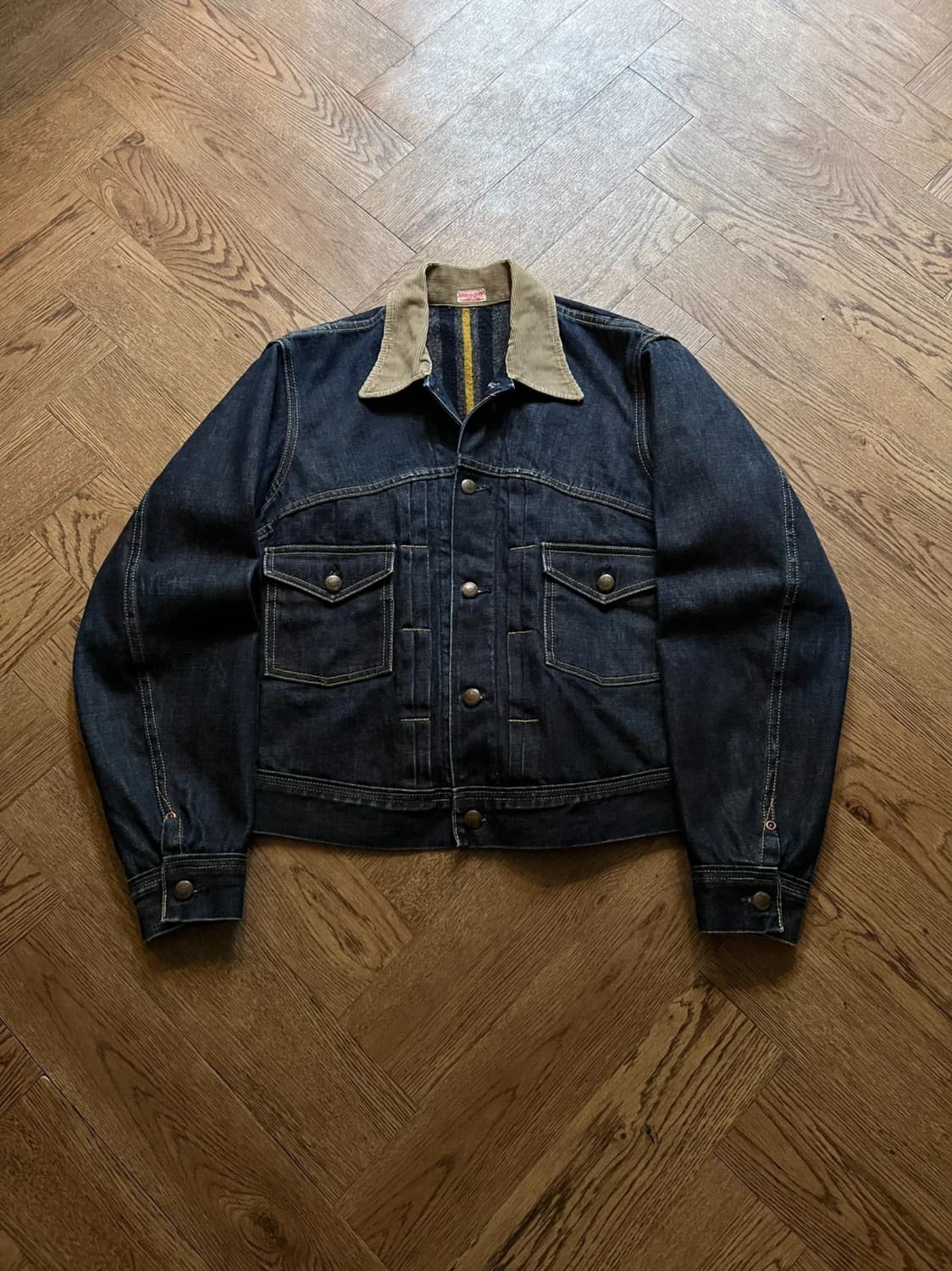 [S]90's 101w 유니온메이드 블랭킷 라이닝 데님 트러커 자켓 상품이미지1