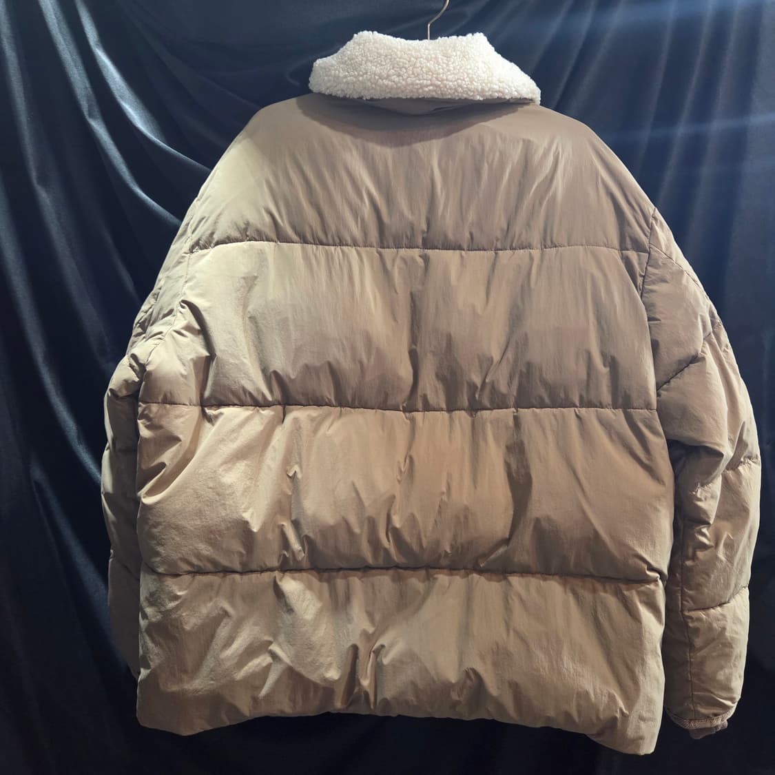 SPAO 뽀글이 카라 오버핏 패딩 점퍼 상품이미지3