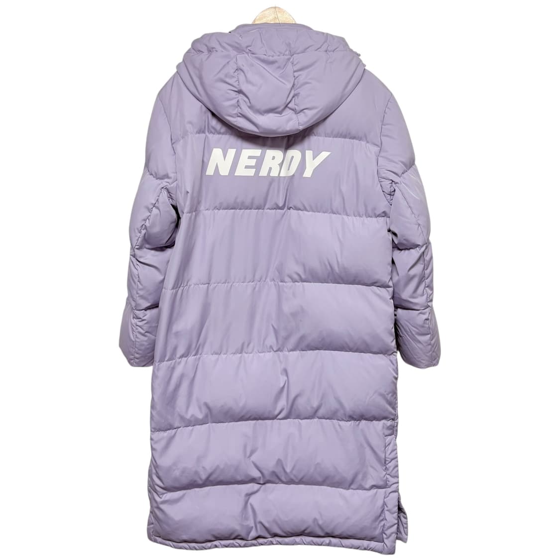 3708 널디 연보라 오리털 덕다운 롱패딩 상품이미지3