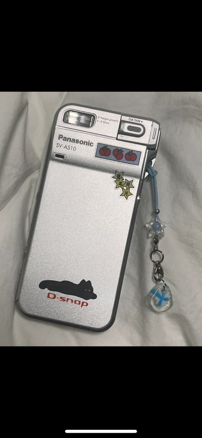 수지 캠코더 빈티지 디카 파나소닉 디스냅 SV-AS10 실버 상품이미지2