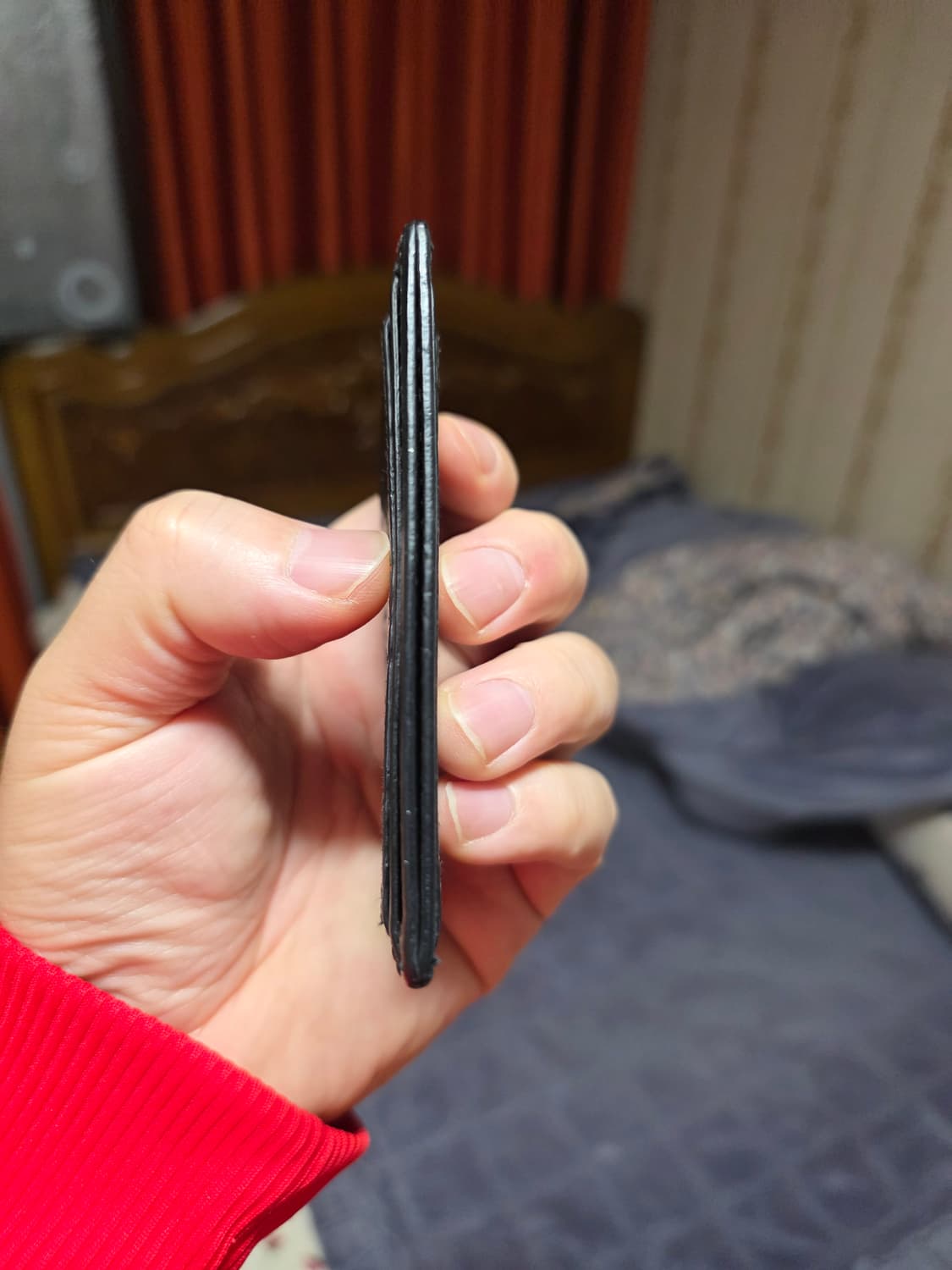 (정품) 구찌 시그니처 GG 로고 카드지갑/남녀공용/검정/개인/팝니다. 상품이미지5