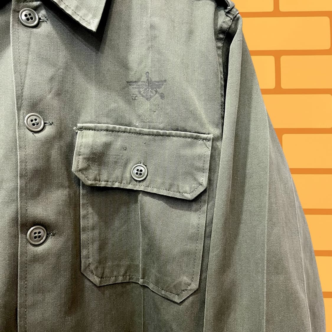 밀리터리 셔츠 (M) 상품이미지3