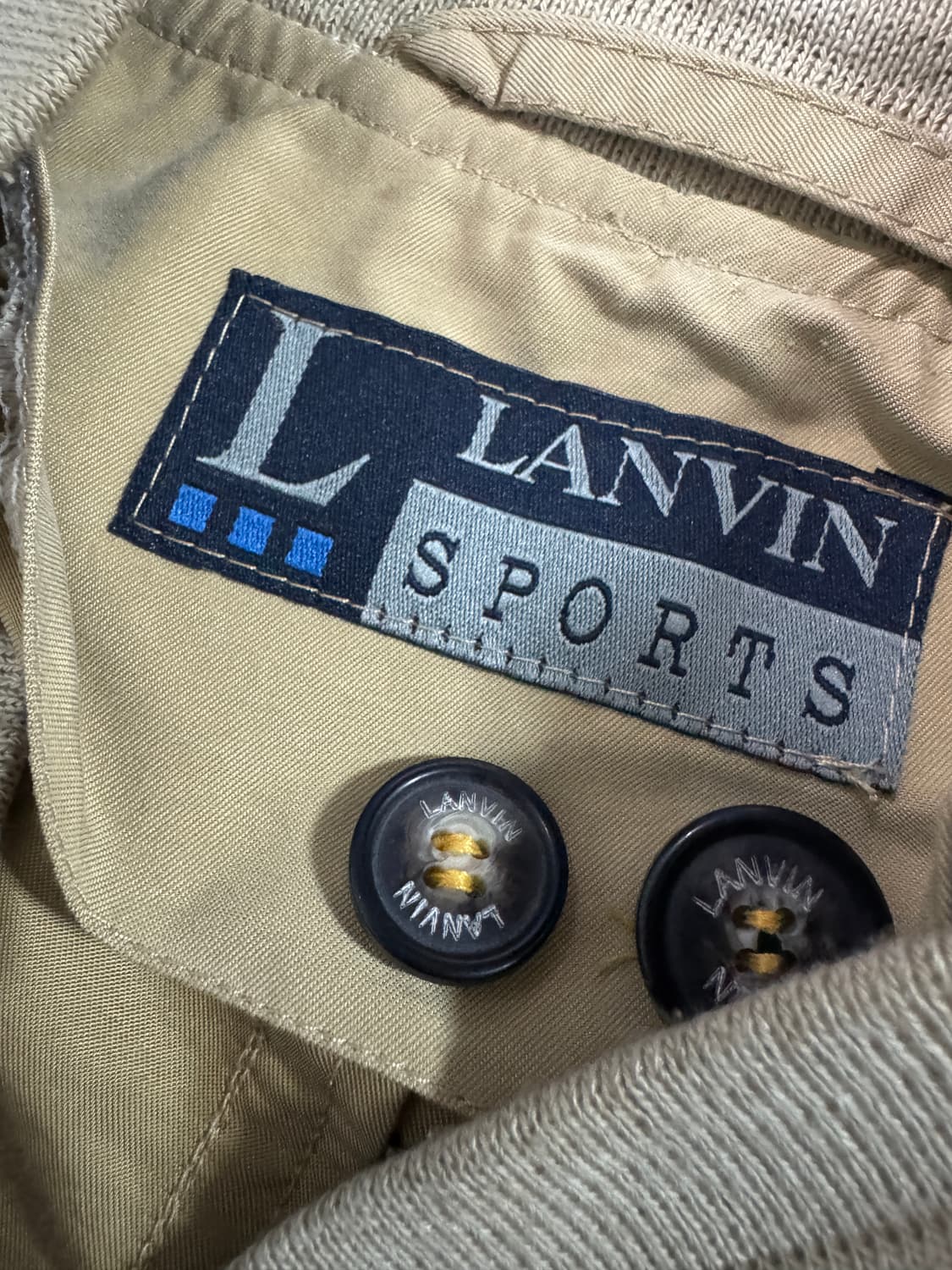랑방 스포츠 LANVIN 투 포켓 크롭 점퍼 자켓 상품이미지3