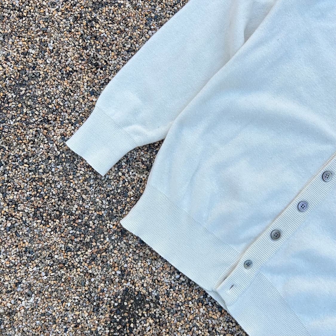 라코스테(LACOSTE) CHEMISE 옐로우 가디건 상품이미지3