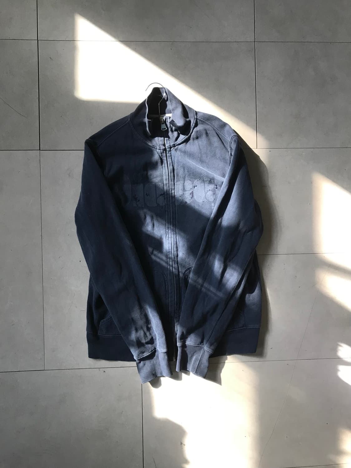 디젤 네이비 빅로고 집업 상품이미지6