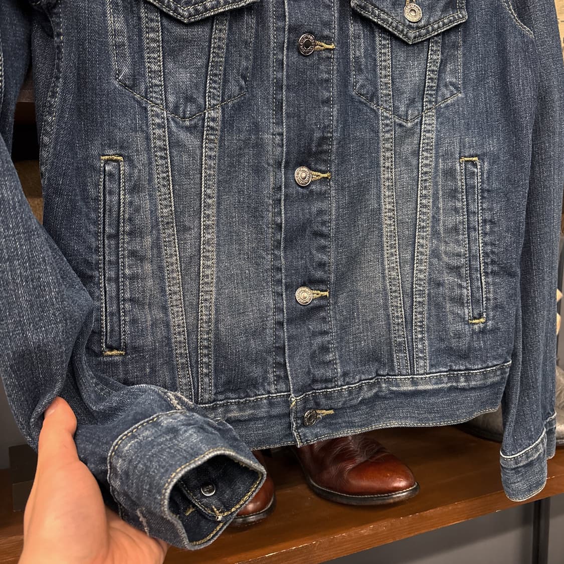 리바이스 중청 워싱 TYPE 3 트러커 데님자켓 N1056 상품이미지4