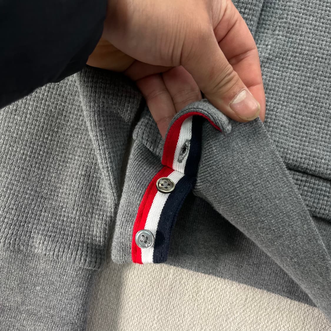 W 95 톰브라운 15f/w 와플 후드집업 상품이미지6