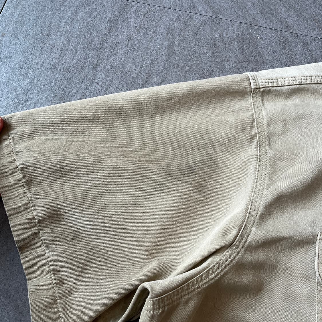 칼하트 정품 오리지널 베이지 코튼 반팔 셔츠 상품이미지7