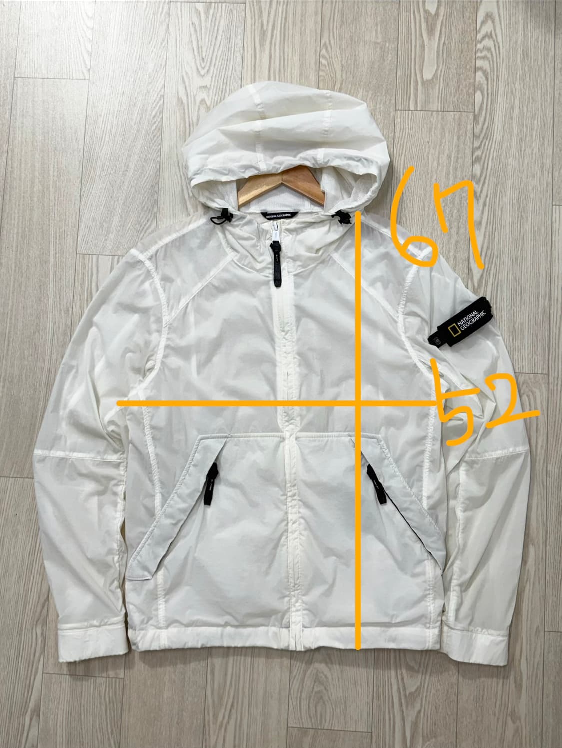 공용 95 M / 내셔널지오그래픽 바람막이 후드집업 상품이미지8
