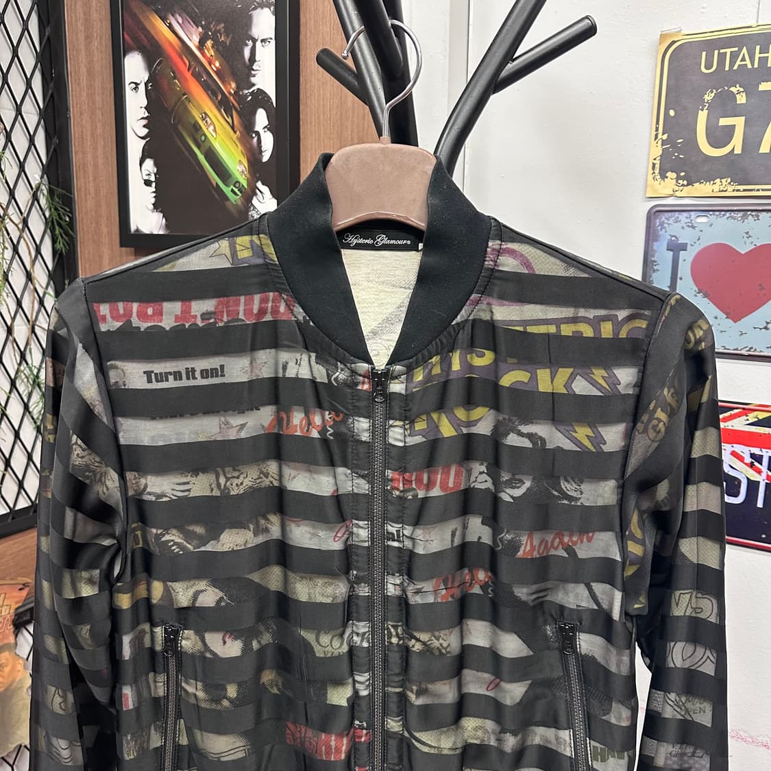 Hysteric Glamour, Striped Blouson Jacket 상품이미지3
