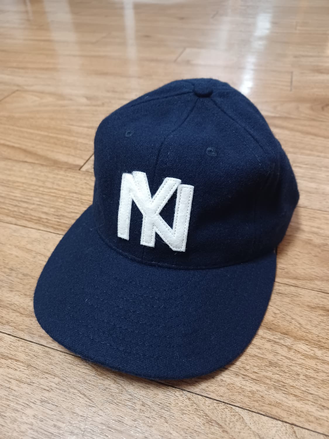 이벳필드 NY 울 볼캡 네이비 상품이미지1