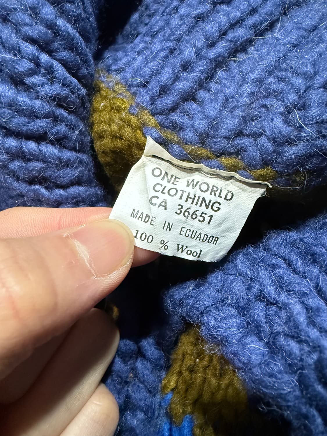 Vintage 빈티지 에콰도르 코위찬 자켓 상품이미지3