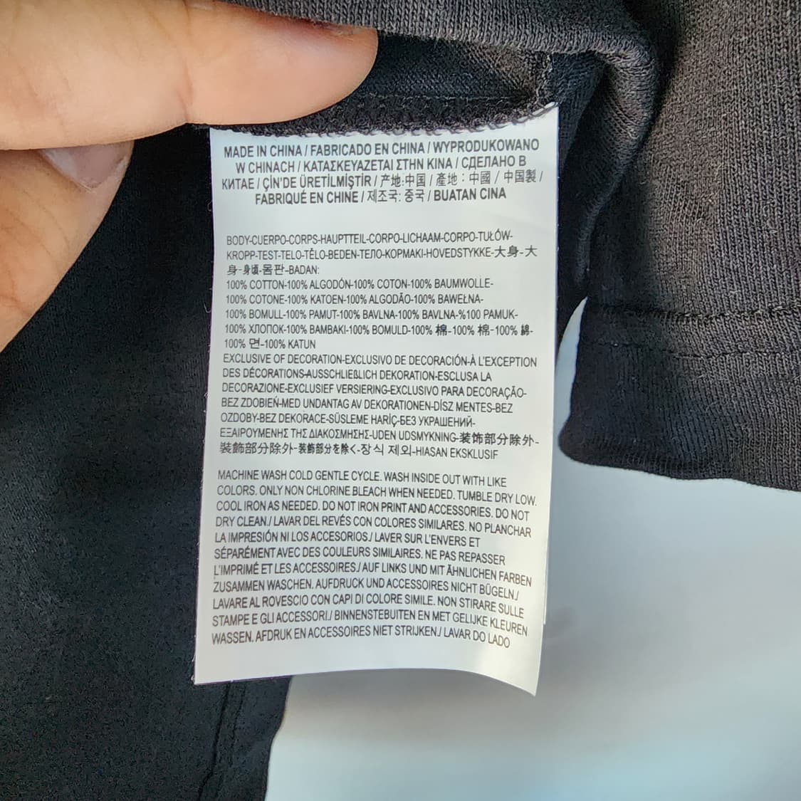 반스 포켓 반팔티 블랙 상품이미지6