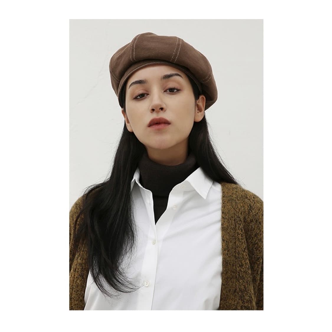 언더컨트롤스튜디오 베레모 브라운  상품이미지2