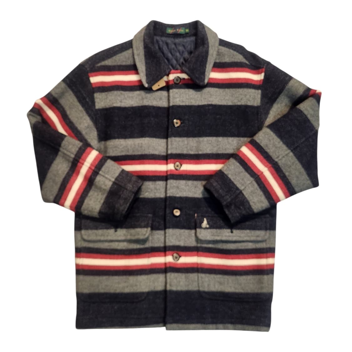 빈폴 빈티지 스트라이프 패턴 코트 (M) 상품이미지1