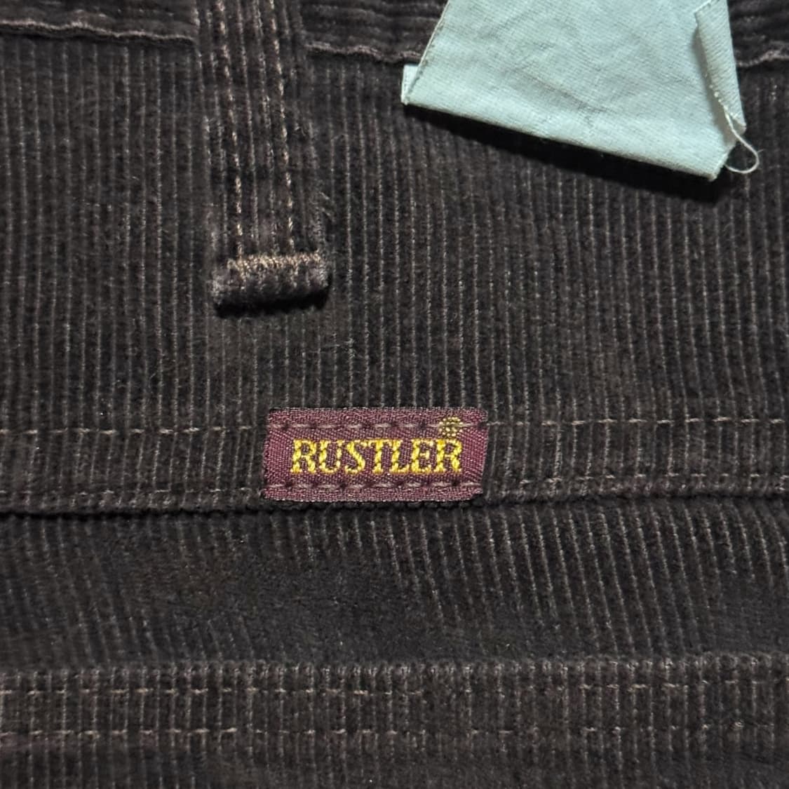 80s USA Rustler 브라운 코듀로이 팬츠 32 상품이미지4