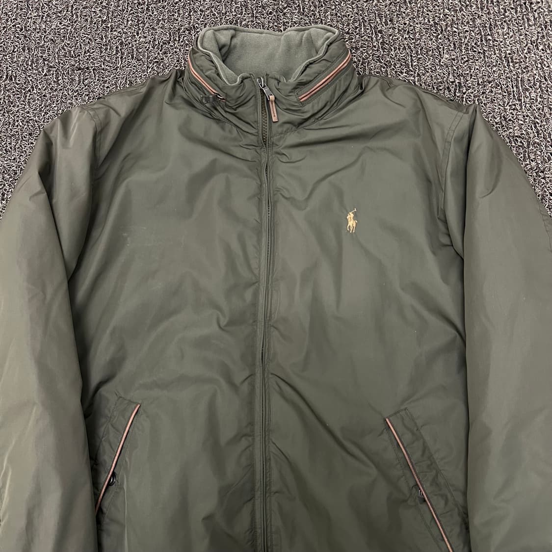 POLO 폴로 랄프로렌 폴리쉘 점퍼 자켓 올리브 L 상품이미지2