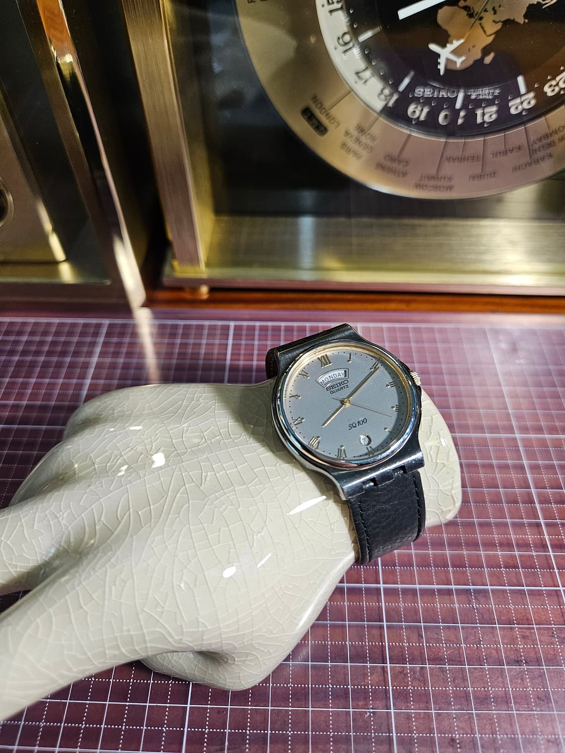 세이코 SQ100 쿼츠 데이데이트 빈티지 시계 상품이미지2