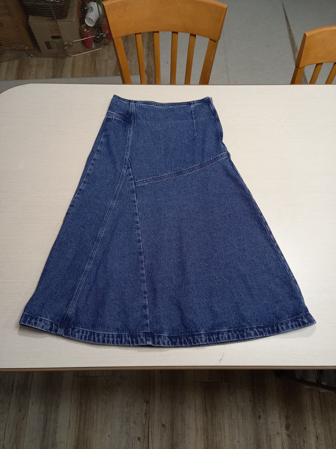 25 EGOIST Kor 언발란스 데님 미디스커트 26-620 상품이미지1