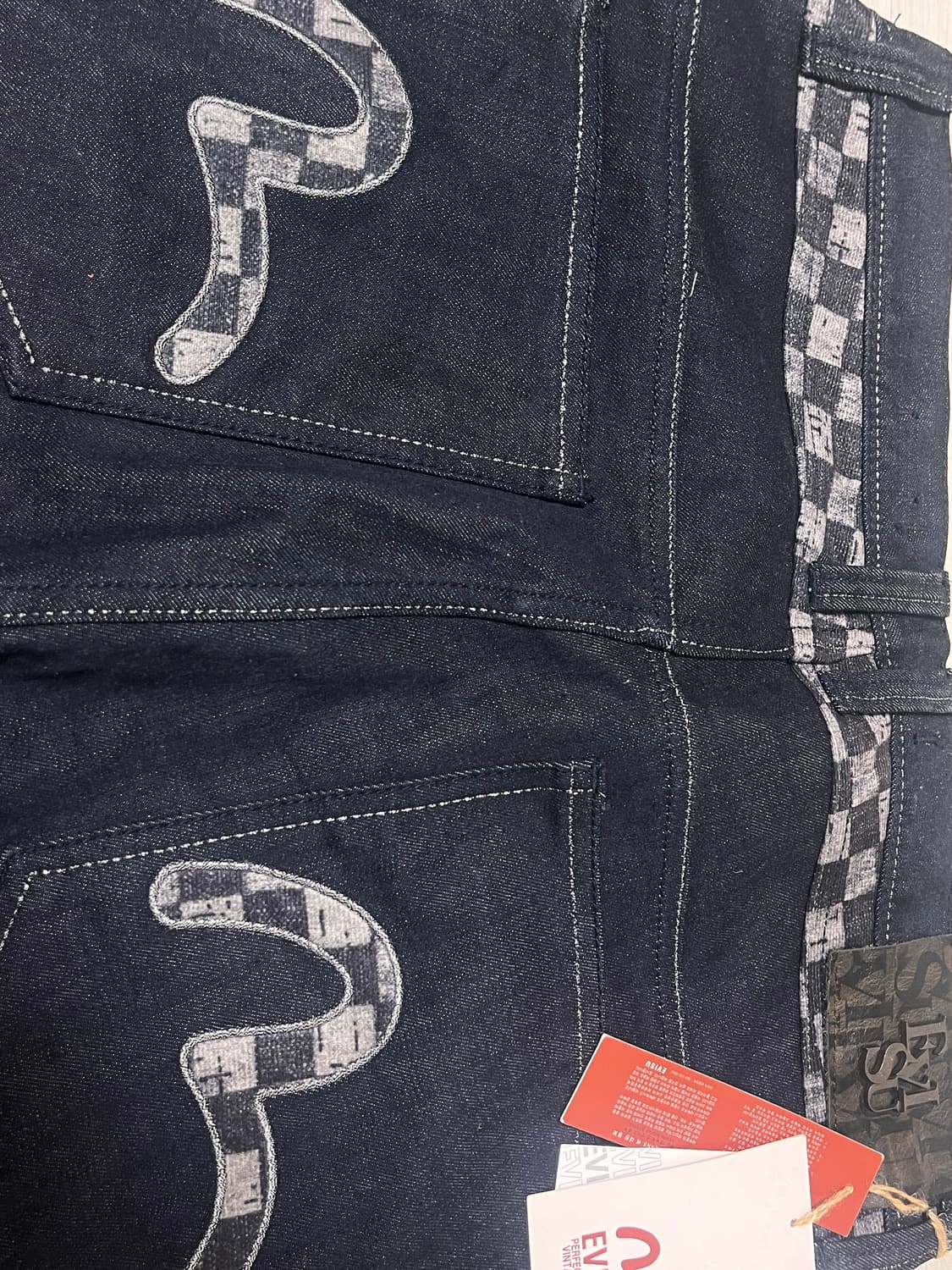 evisu 에비수 한국판 흑청 새제품 상품이미지7