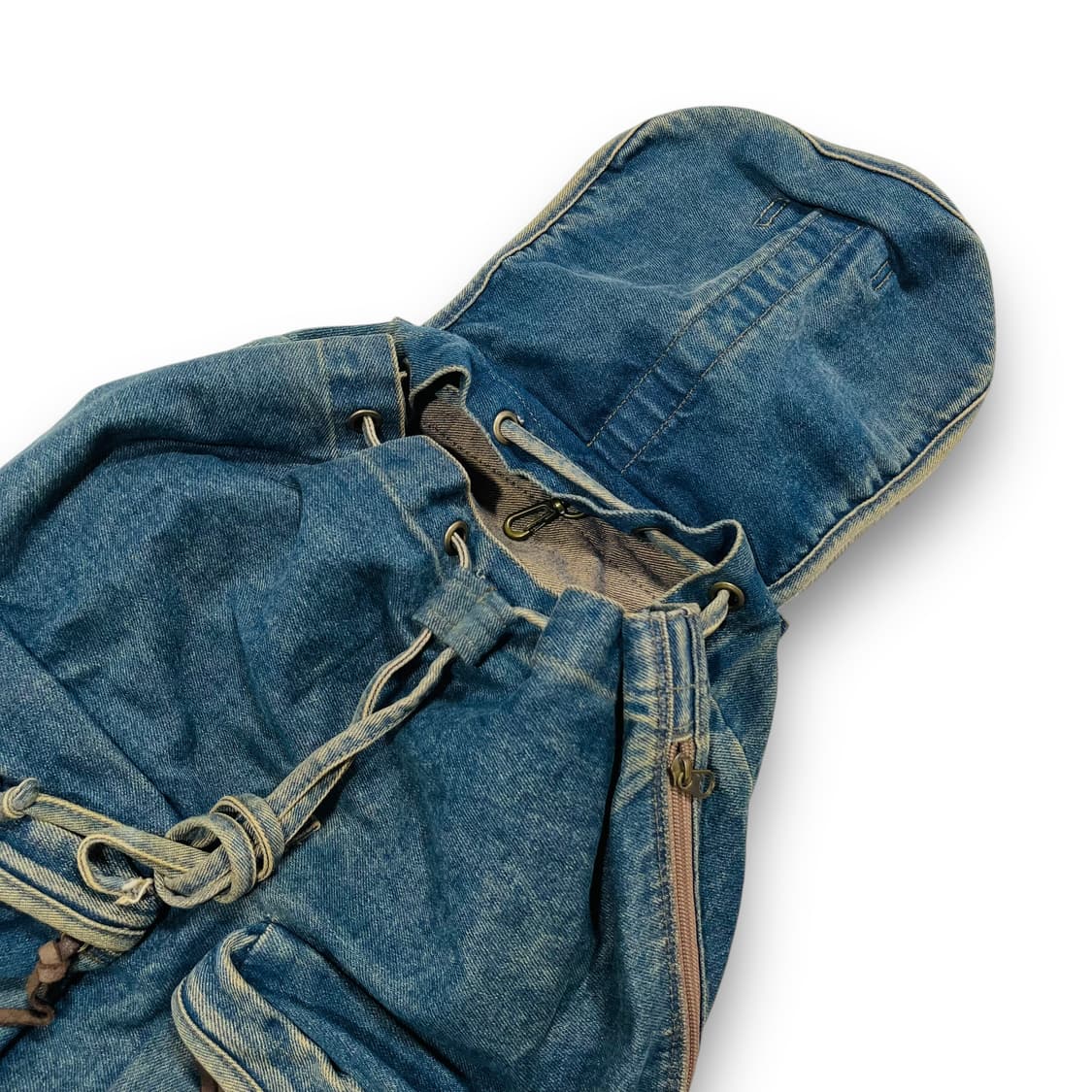 O/RANSON denim washed vintage backpack 상품이미지5