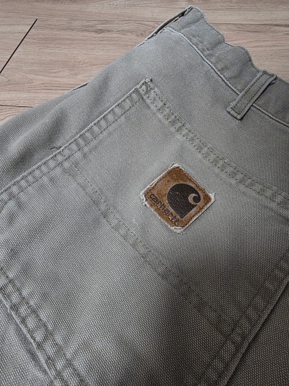 [34] 빈티지 칼하트 싱글니 덕캔버스 워크팬츠 DES 팝니다 상품이미지3