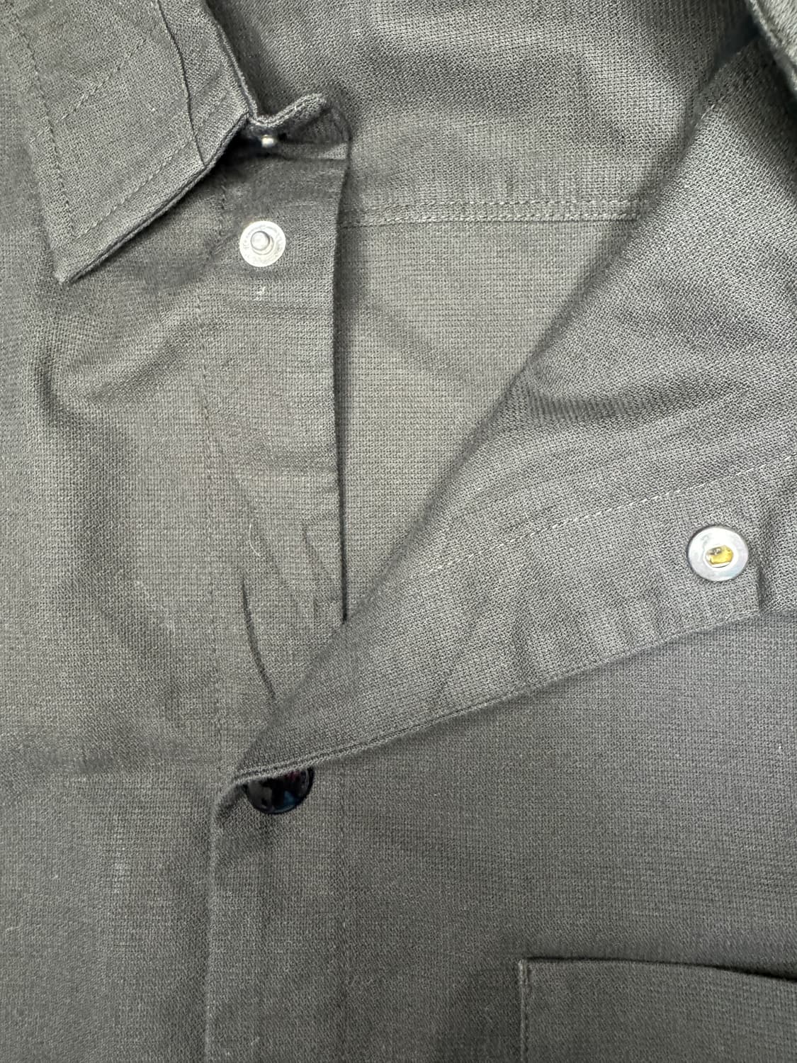 Folk clothing 어셈블 가먼트 셔츠 자켓 딥브라운챠콜 2 상품이미지5